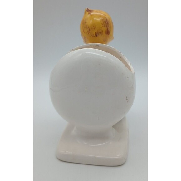 Vtg Planter Bowling Baby Blue Eyed Blonde Round Ball - Picture 5 of 12